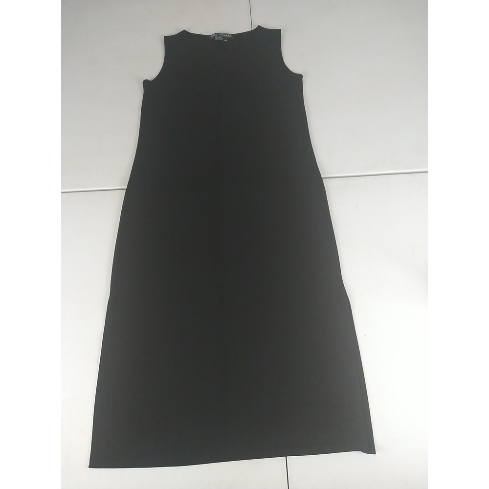Nina Leonard Little Black Dress Ladies P/M Sleeveless Evening Business Stretch